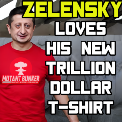 Zelensky Loves His New T-Shirt!