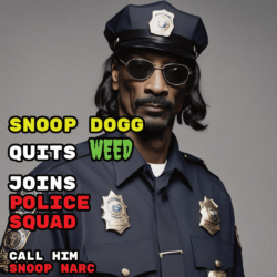 Snoop Dogg Quits Weed, Joins Police Force